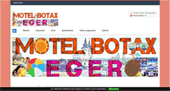 Desktop Screenshot of motelbotax.hu